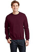 Мужской свитшот на флисе Gildan с начесом Heavy Blend Crewneck Sweatshirt теплый свитер толстовка кофта