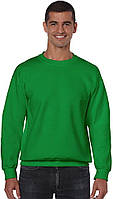 Мужской свитшот на флисе Gildan с начесом Heavy Blend Crewneck Sweatshirt теплый свитер толстовка кофта Ярко