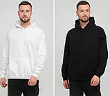 Толстовка чоловіча Gildan з начосом Heavy Blend Hoodie з капюшоном на тонкому флісі Світло сірий, S, фото 6