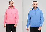 Толстовка чоловіча Gildan з начосом Heavy Blend Hoodie з капюшоном на тонкому флісі Світло сірий, S, фото 11