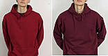 Толстовка чоловіча Gildan з начосом Heavy Blend Hoodie з капюшоном на тонкому флісі Світло сірий, S, фото 8