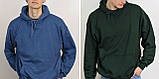 Толстовка чоловіча Gildan з начосом Heavy Blend Hoodie з капюшоном на тонкому флісі Світло сірий, S, фото 10