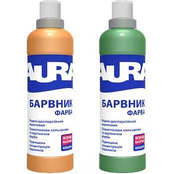 Барвник-фарба AURA Чорний К504, 500 мл (00137)