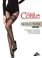 CONTE SEDUCTION Колготки в точку з імітацією панчохи р 2-5