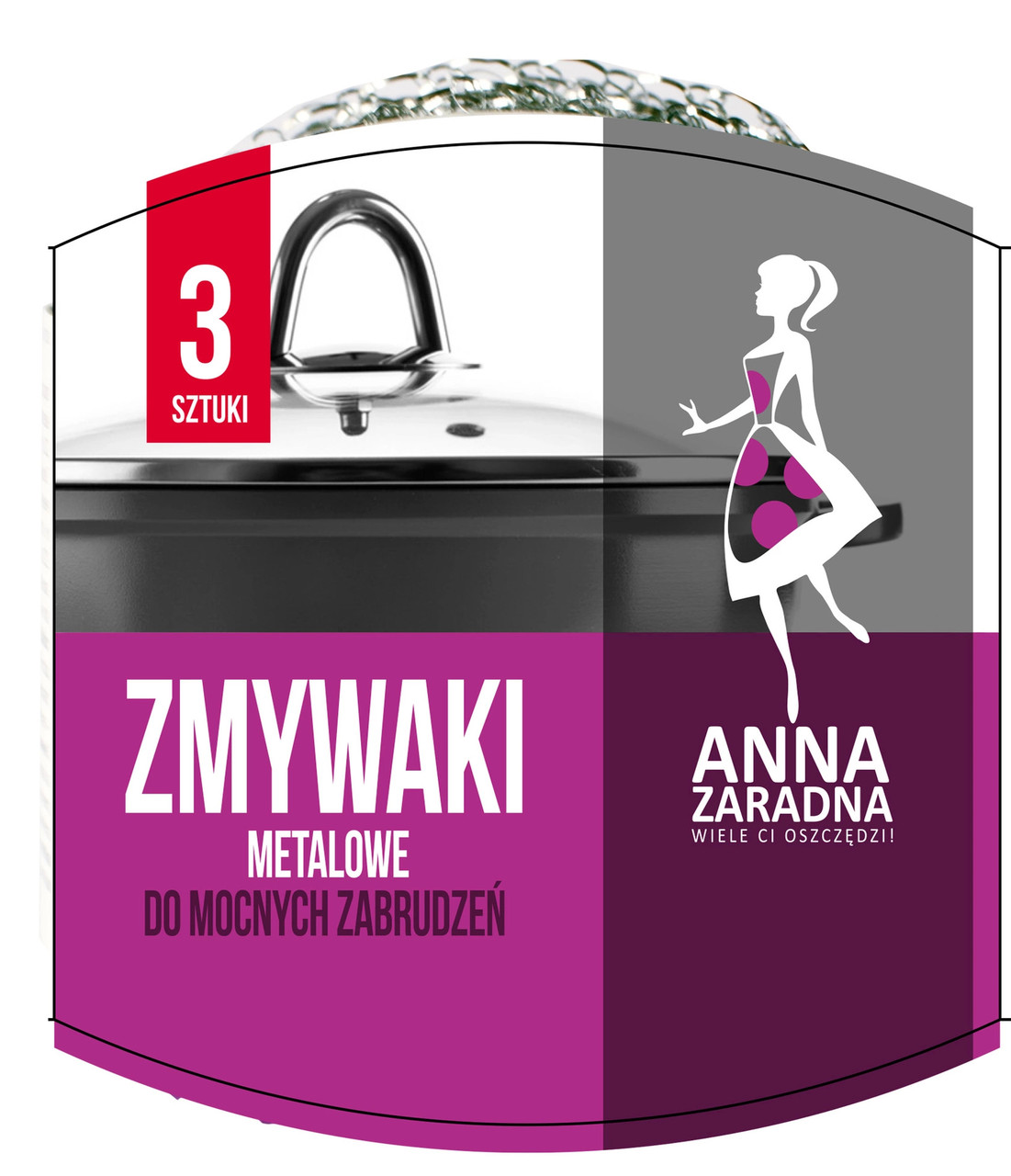 Шкребки металеві Anna Zaradna 3 шт.