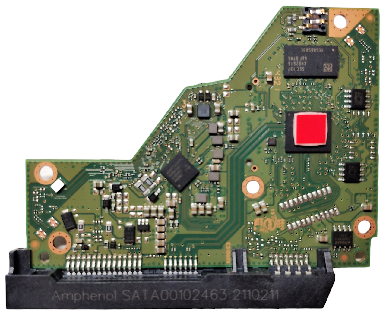 Плата HDD PCB 2060-810051-000 REV P0 WD WD22PURZ WD42PURZ WD63PURZ WD64PURZ