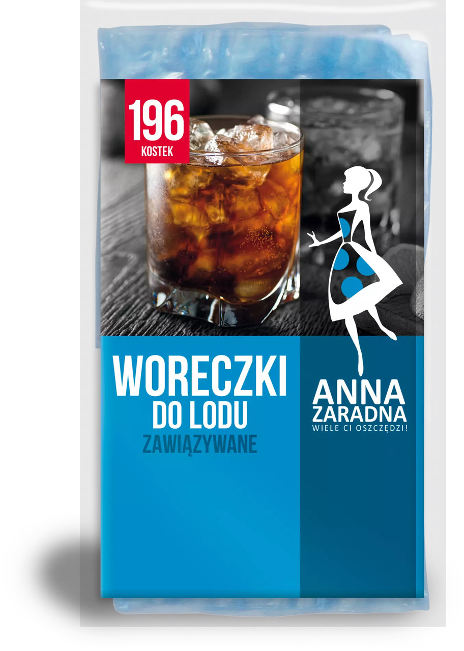 Пакети для льоду з зав'язками Anna Zaradna 196 кульок