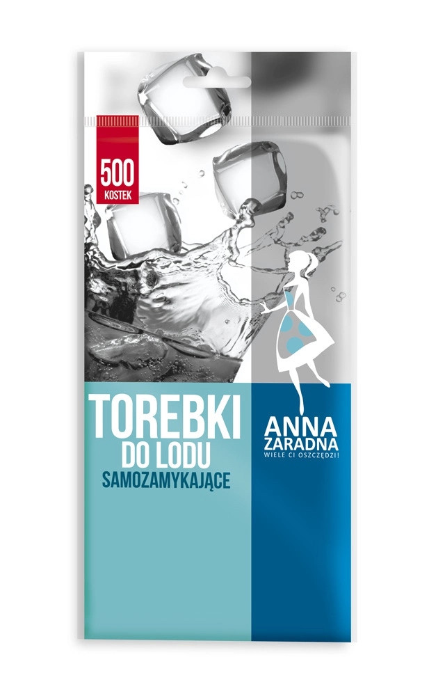 Пакети для льоду, самозакриваючі Anna Zaradna 500 кульок
