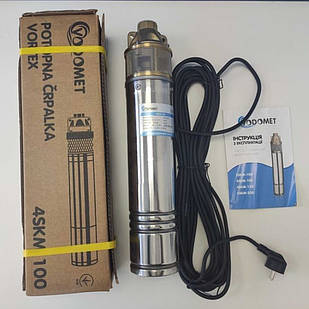 Насос свердловинний вихровий Словенія VDMT 4SKM-100 0.75 кВт