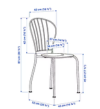 LACKO Крісло вуличне сіре, 601.518.40, фото 2