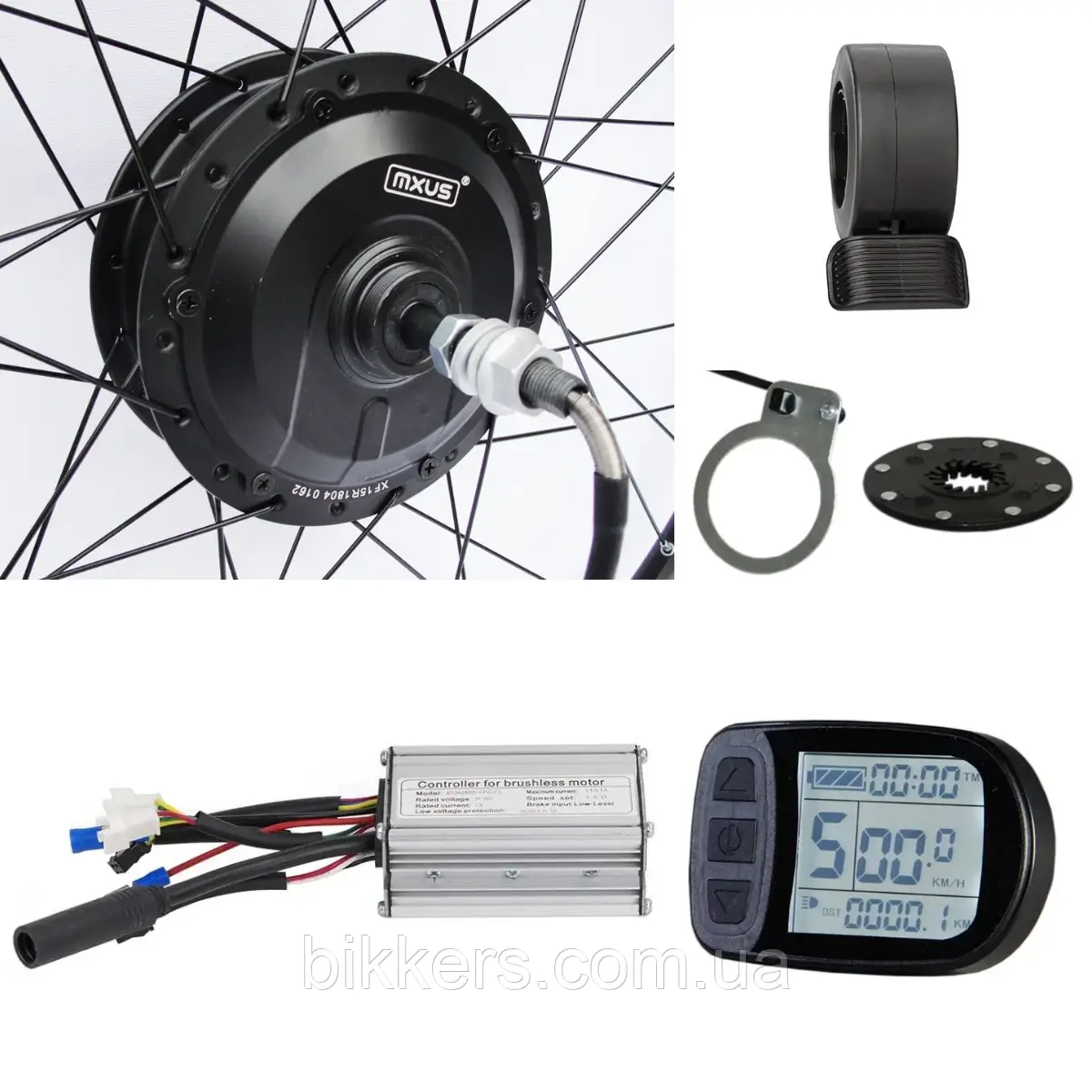Купить Мотор колесо 500W 16.5Ah с аккумулятором Li-ion Дальность 45Км ...