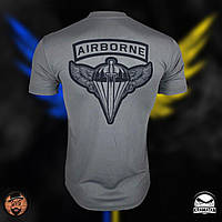 Футболка тактическая серого цвета "AIRBORNE", мужские футболки и майки, тактическая и форменная одежда XL