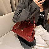 Містка сумка саквояж через жіноче плече, фото 9