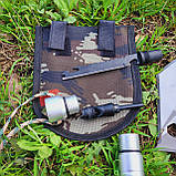 Лопата складана туристична багатофункціональна GW#6m, мала саперна, тактична 0006, фото 3