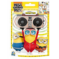 Пакет с сюрпризами Minions Mega Surprise Pack плюс печенье с кусочками шоколада , 10 гр