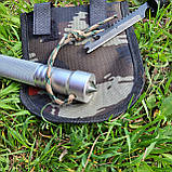 Лопата складана туристична багатофункціональна GW#6m, мала саперна, тактична 0006, фото 4