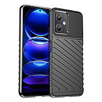 Противоударный TPU чехол для Poco X5 5G | Mobile Shell | черный