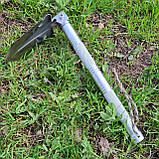 Лопата складана туристична багатофункціональна GW#6m, мала саперна, тактична 0006, фото 5