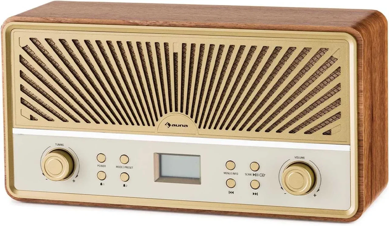 Радіо приймач Auna Glastonbury Go ST DAB+/FM/BT Radio із вбудованим  акумулятором Німеччина (ID#1832863463), цена: 2550 ₴, купить на