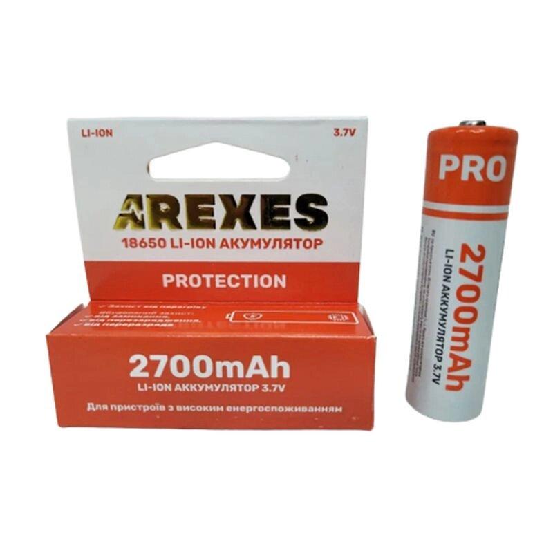 Акумулятор Arexes 18650 Li-Ion 2700 mAh, 3.7v orange