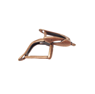 Основи для сережок Finding Швензи із замком Мідні 16 мм x 11 мм х 4 мм Ціна за 1 штуку