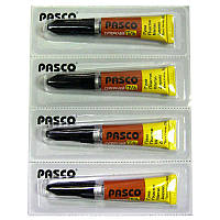 Клей PASCO супер клей гель 3g, 1шт (блистер по 12шт)