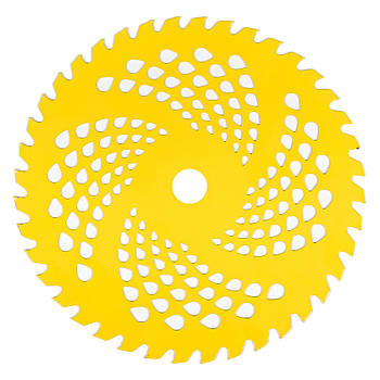 Ніж для мотокоси 40-T (нерж.сталь), 255 мм, з побідитовими зубцями