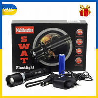 HT Фонарь ручной аккумуляторный Swat Multifunction Flashlight 100m