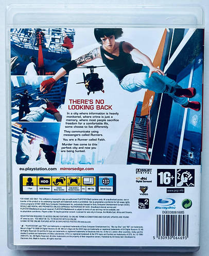 Mirror's Edge, Б/У, русская версия - диск для PlayStation 3 (ID ...