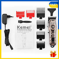 HT Машинка аккумуляторная для стрижки волос и бороды Kemei KM-2617