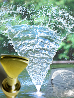 Фонтанна насадка у формі віяла або хвіст павича