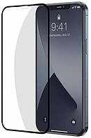 Защитное стекло для Apple iPhone 12 Pro Max 6D черное полная проклейка