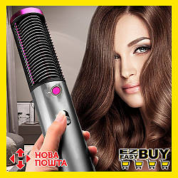 Фен-гребінець Hair Dryer And Styler Straightene XR-8802 Випрямляч для волосся та стайлер 2в1 Фен-щітка