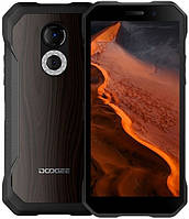 Защищенный смартфон Doogee S61 Pro 8/128Gb Wood Grain противоударный водонепроницаемый телефон