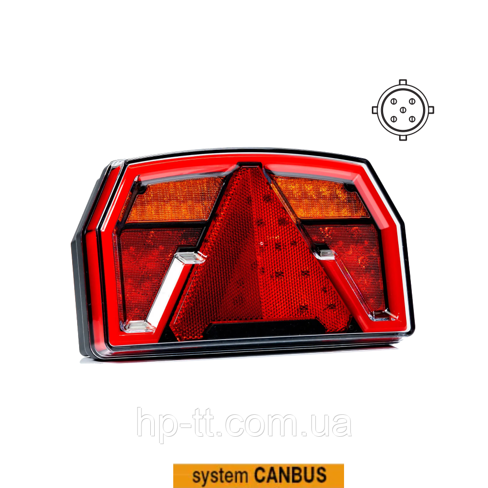 Ліхтар FRISTOM задній універсальний FT-371 NT LED O BAJONET 5PIN