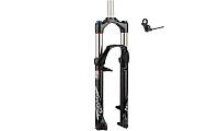 Вилка Rock Shox 30 Silver TK, Coil, 100mm, 26 ", QR 9mm, чорний, TurnKey манетка права, шток 1 1/8" 2021