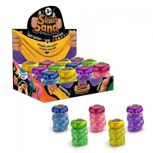 Кінетичний пісок Stretch Sand 200г Мікс (1/12) ДТ