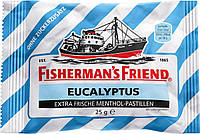 Пастилки, эвкалипт без сахара Fisherman's Friend, 25 г (Германия)