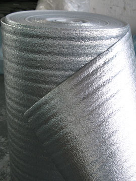 Подложка под теплый пол метализированная 5 мм (1м*50м)/50м2 - фото 1 - id-p311752106