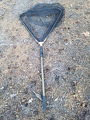 Підсак складний телескопічний(прогумований капрон) 67*80*250 см