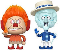 Коллекционная виниловая фигурка Funko Vynl: год без СантаКлауса Heat Miser & Snow Miser