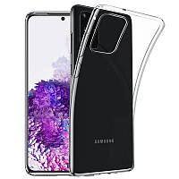 TPU чохол Epic Transparent 1,5mm для Samsung Galaxy S20+ Безбарвний (прозорий)