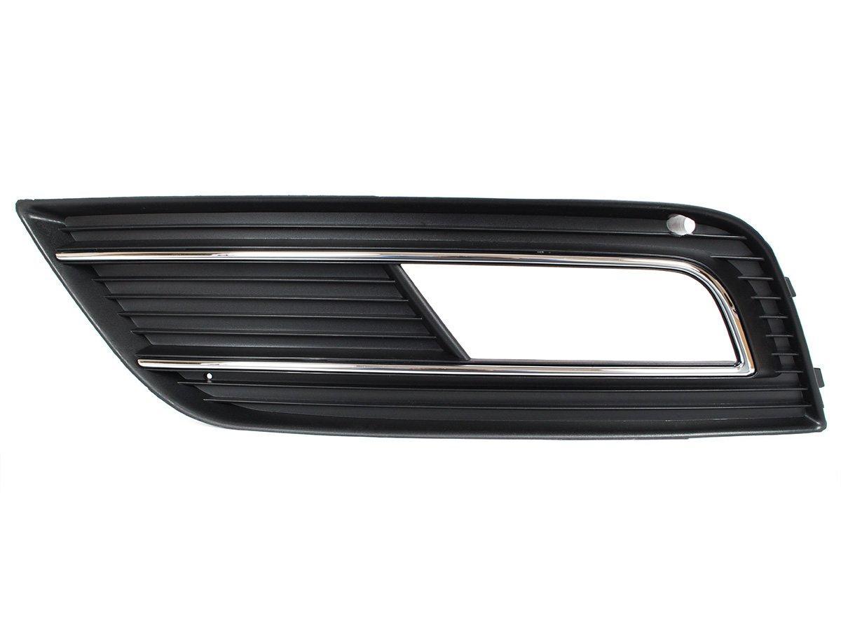 Audi A4 B8 FL 11-15 передня решітка у бампер з протитуманками 8K0807681 ліва ауді А4 Б8, фото 1