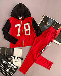 Спортивний костюм для дівчинки Червоний 5073 Marions, Красный, Девочка, Лето, 146 см