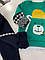 Теплий спортивний костюм на флісі для хлопчика Зелений 10330 Ronix, Зелёный, Мальчик, Зима, 12/18 мес., фото 3