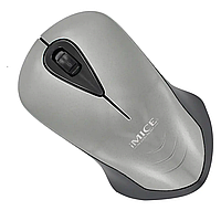 Беспроводная мышь iMICE E-2370 Мышка для ноутбука USB 1600dpi Серая