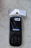 Корпус Nokia 100 (чорний) з клавіатурою, без середини, фото 2