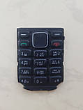 Корпус Nokia 103/1280 (чорний) з клавіатурою, без середини, фото 3