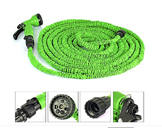 Cадовий шланг для поливання Magic-hose Pro 45м (150FT) з розпилювачем, зелений, фото 4