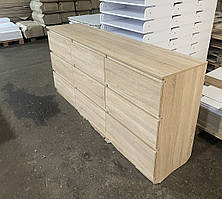 Комод Лайт на 9 ящиків колір дуб сонома